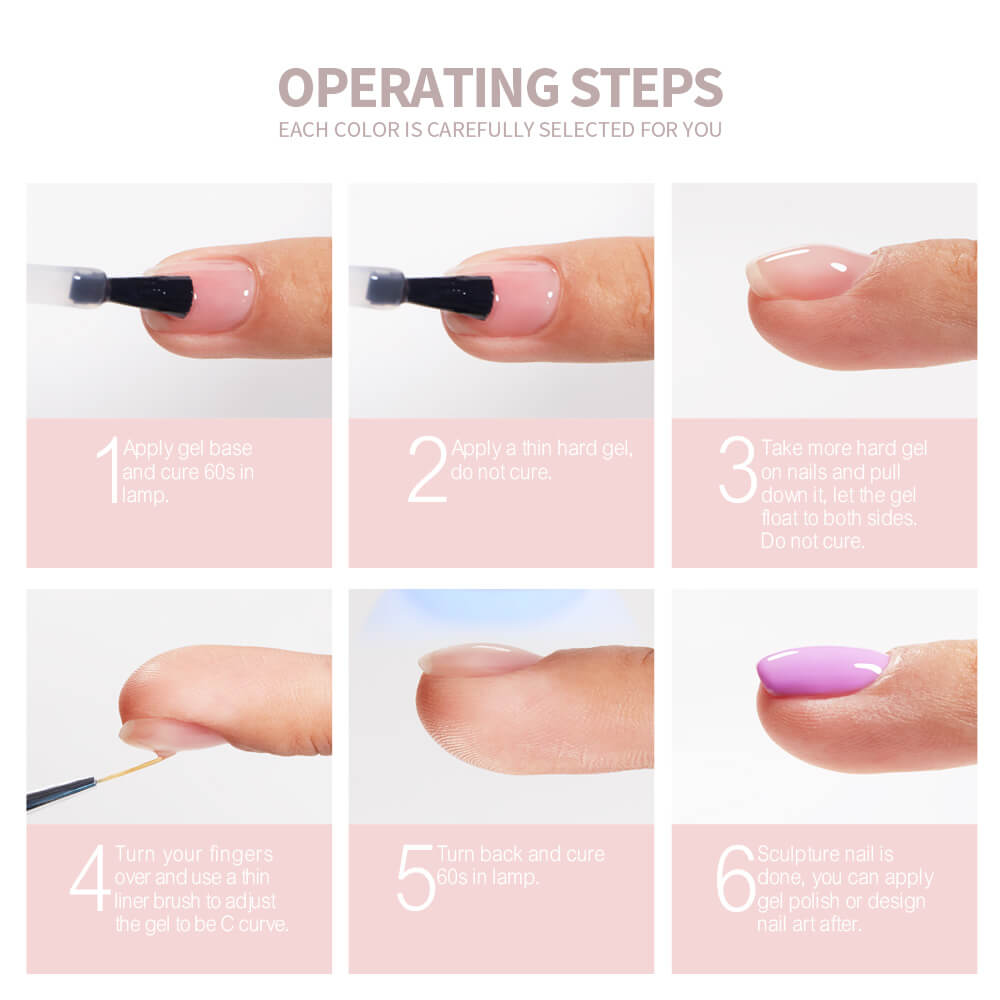clear hard gel