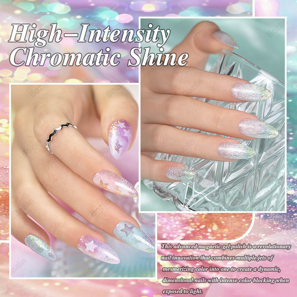 fine glitter gel polish