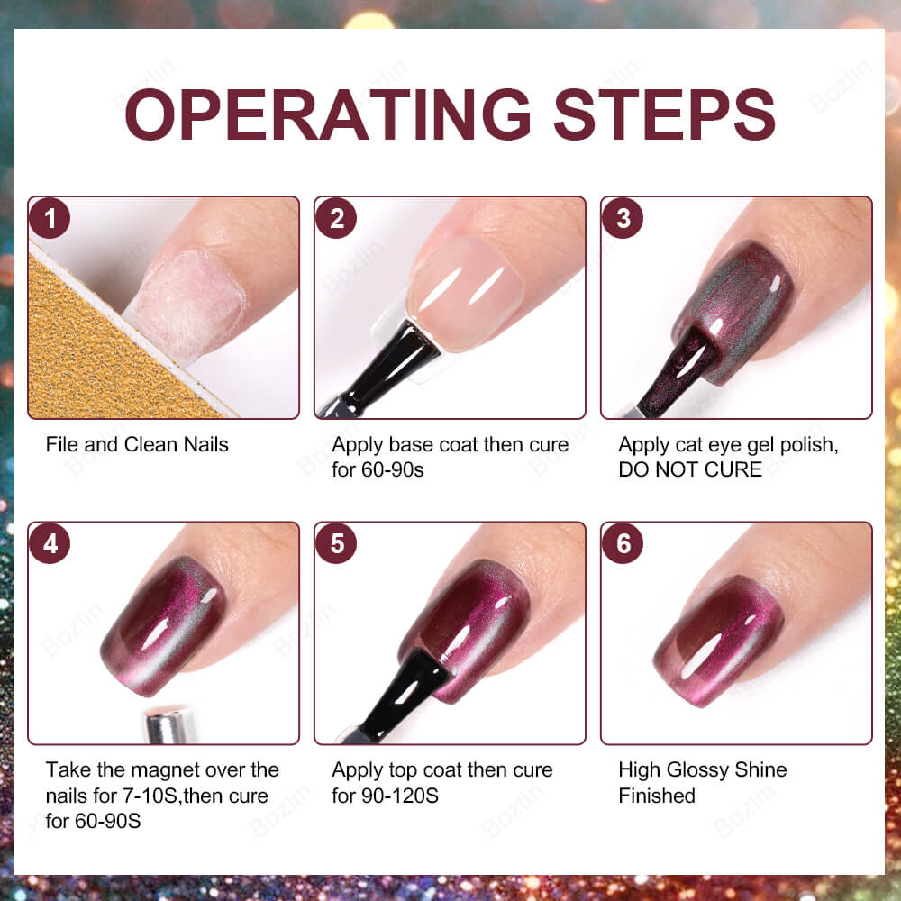 nail gel polish magnetic