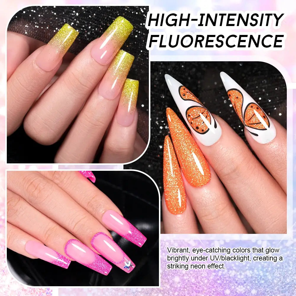 reflective glitter gel nail polish