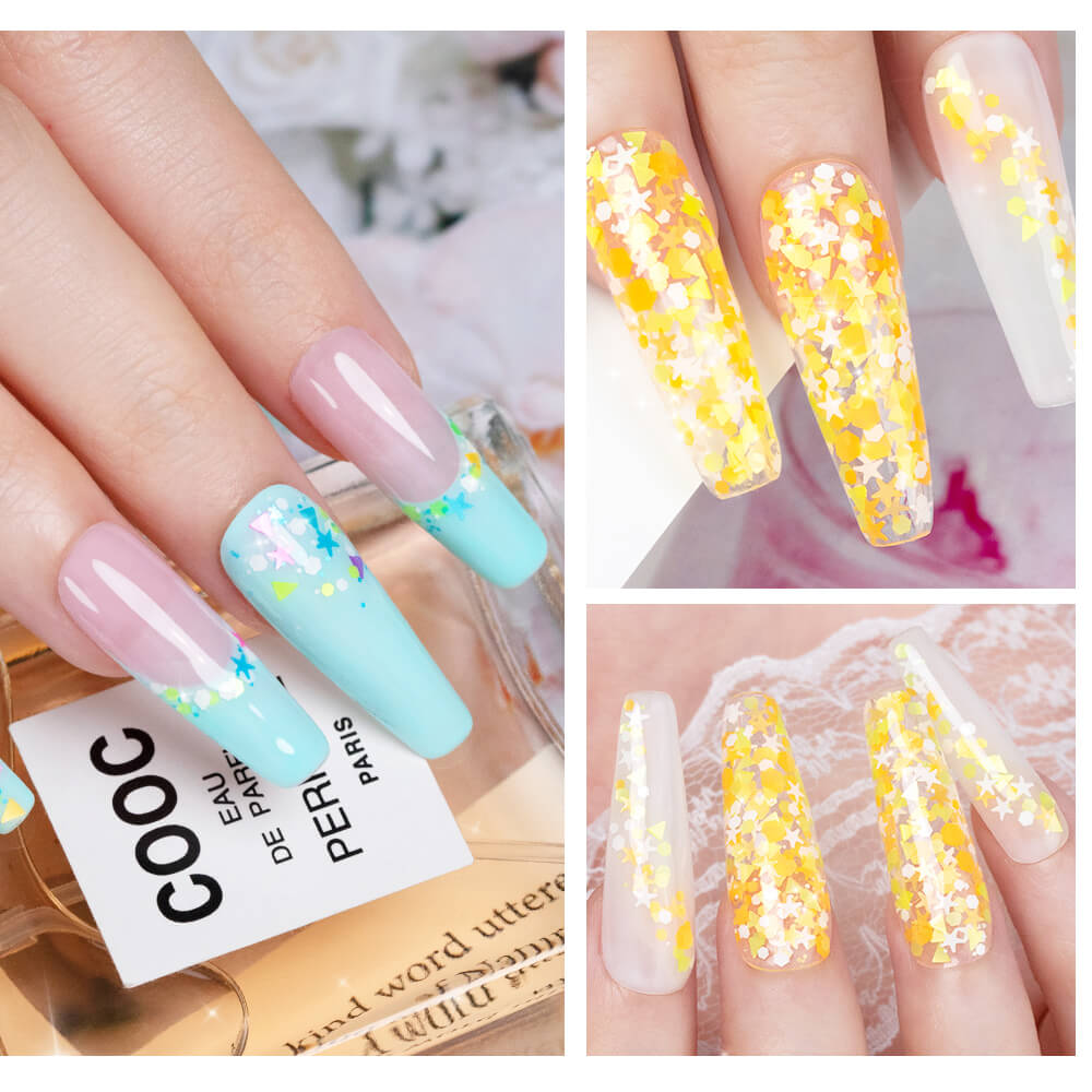 sequin gels polish