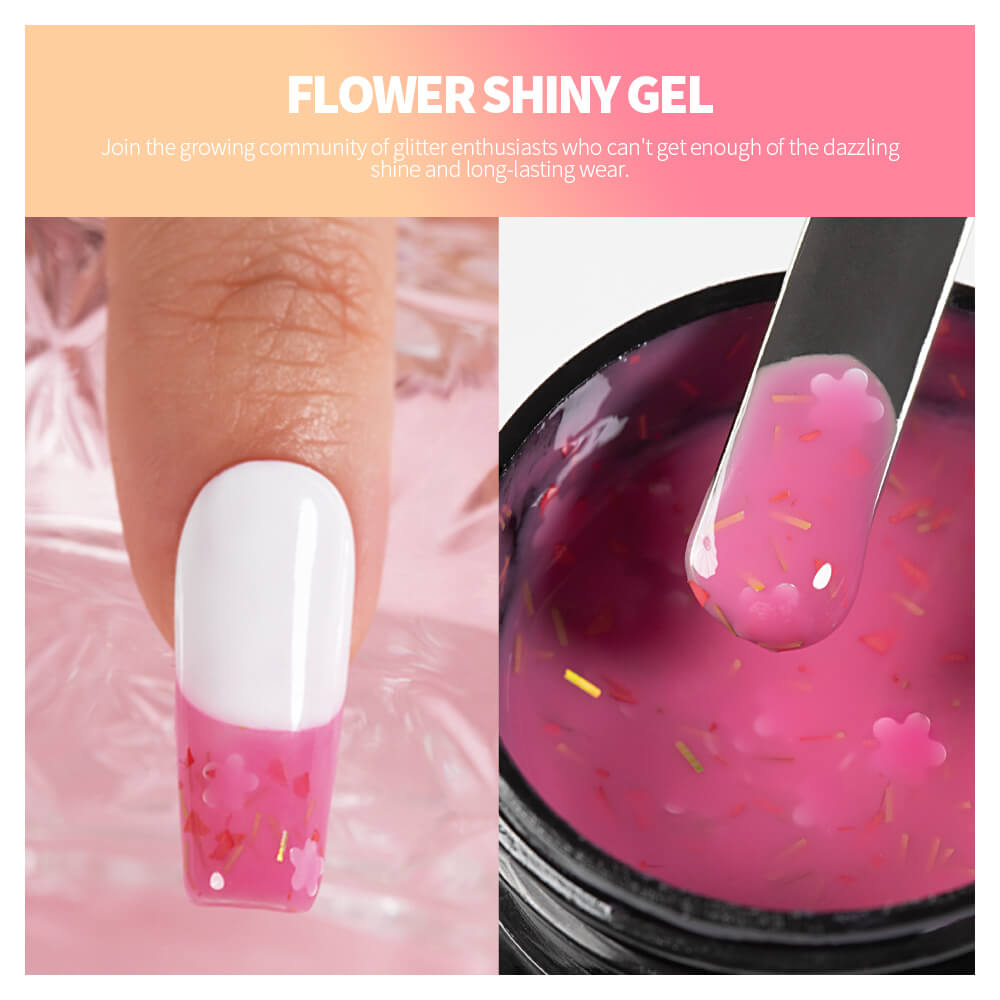 sequin nail gel