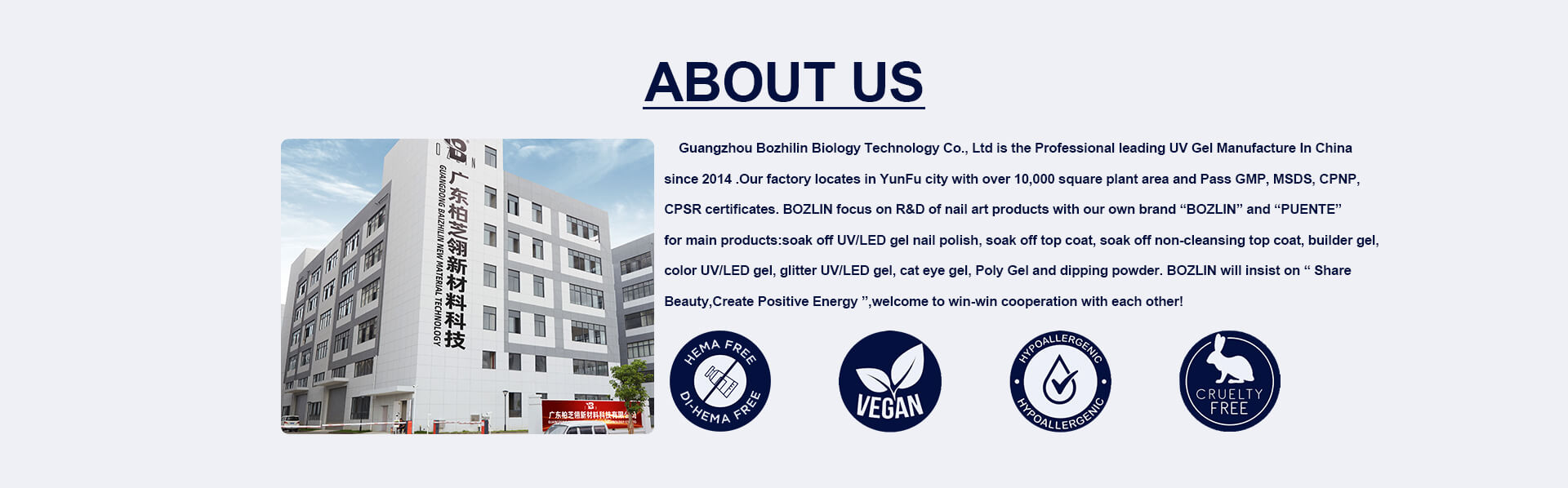 uv nail gel factory