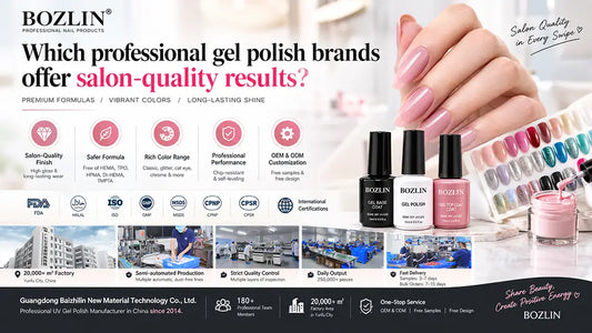 Which Professional Gel Polish Brands Offer Salon-Quality Results?
