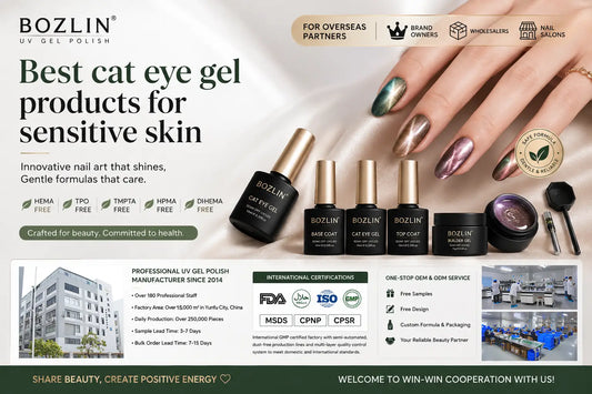 Best Cat Eye Gel for Sensitive Skin: A Complete Guide for Nail Brands, Wholesalers & Salons