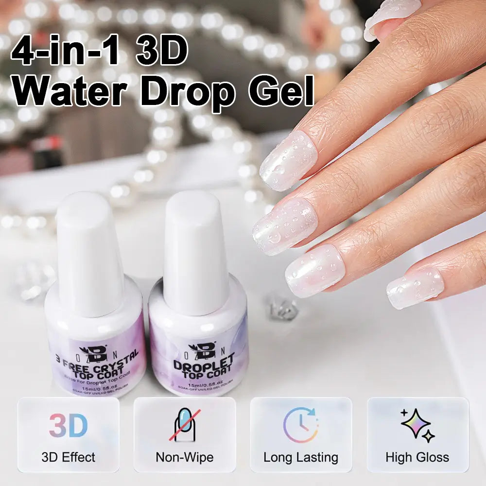 3d drop top coat gel