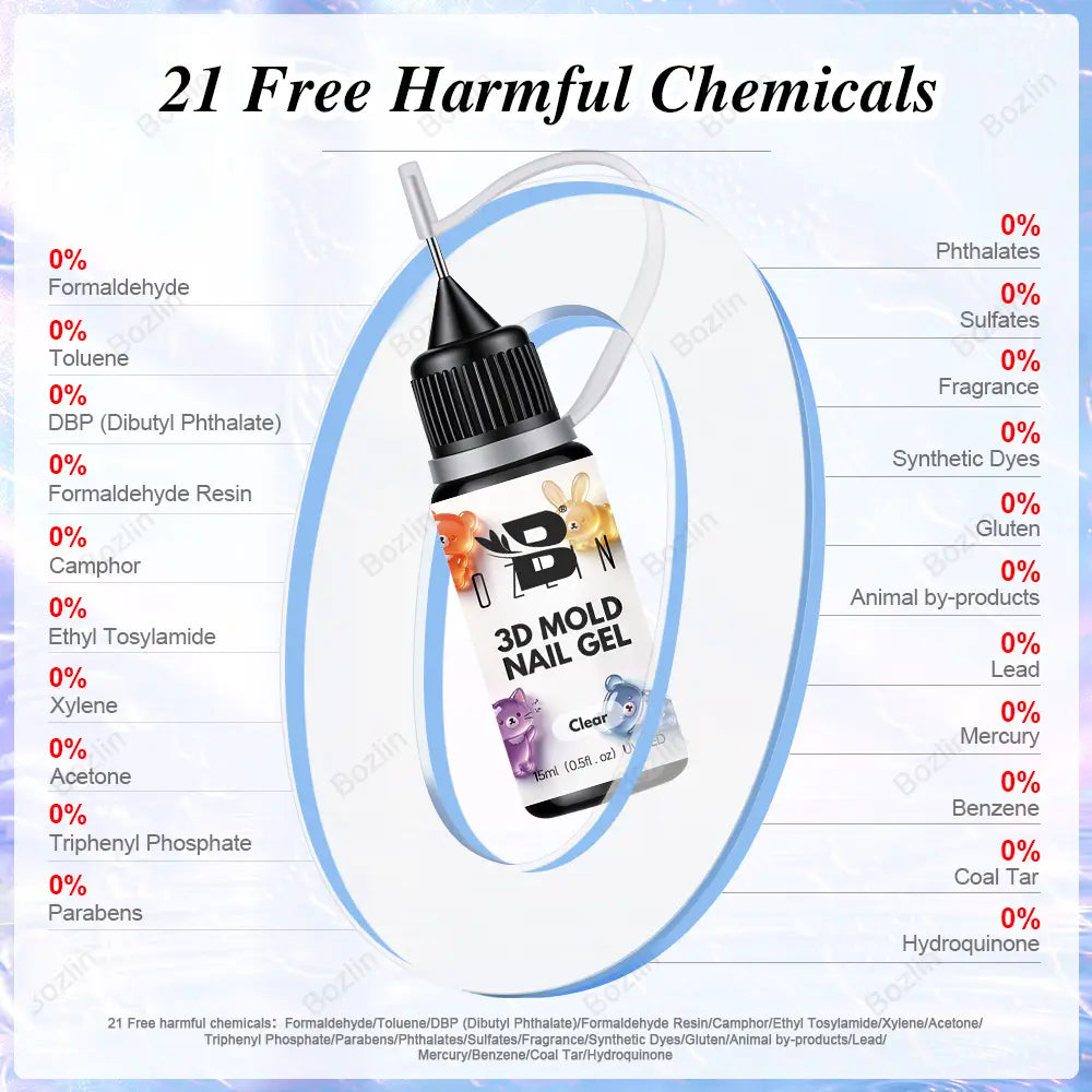 3d mold nail gel formula