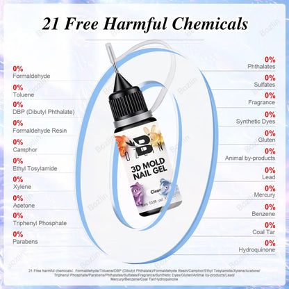 3d mold nail gel formula