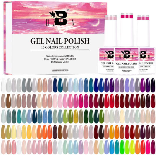 BOZLIN Hema Free Gel Nail Polish 150 Colors Soak Off Uv Led Gel Polish 10ml