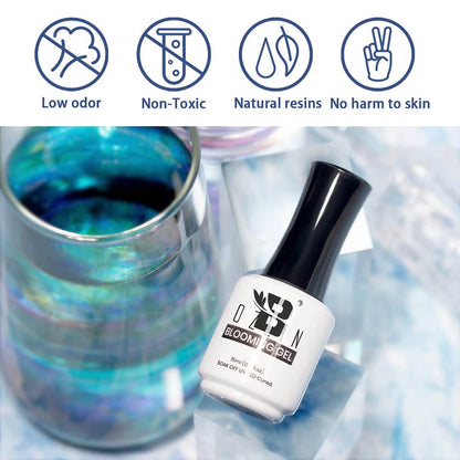 BOZLIN Nail Blooming Gel Polish 15ml Clear Uv Led Blossom Nail Gel Polish