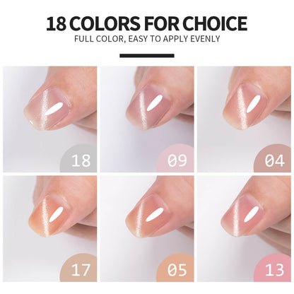 BOZLIN Cat Eye Gel Polish Nude Collection Cat Eye Magnetic Uv Gel Nail Polish