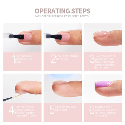 clear hard gel