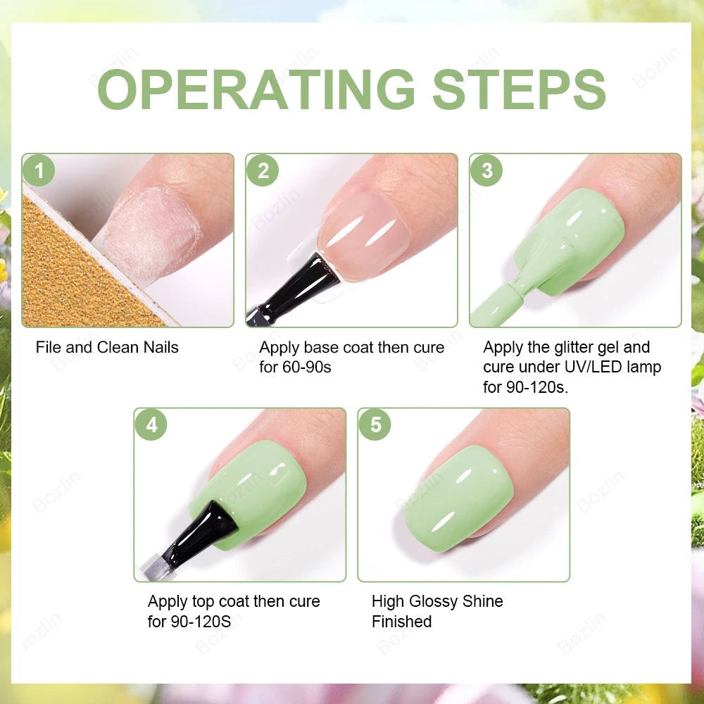 color gel nail polish