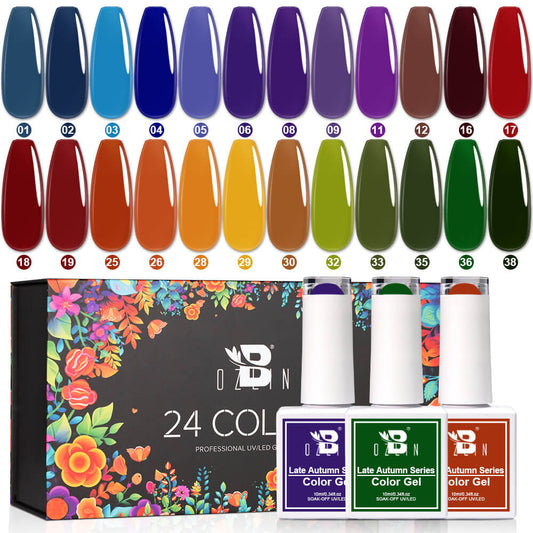 BOZLIN Uv Led Gel Polish Custom Wholesale Color Gel Nail Polish EU USA Standard