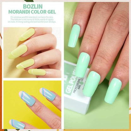 BOZLIN Uv Led Gel Polish Morandi Series Color Gel Nail Polish Manufacturer