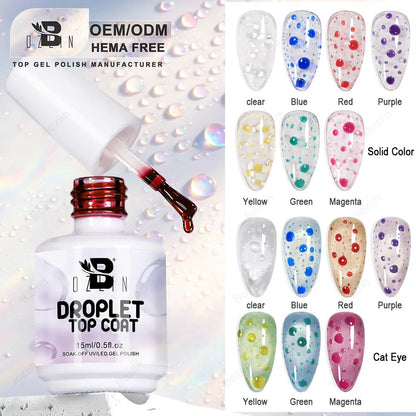 droplet top coat
