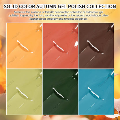 fall gel nail colors