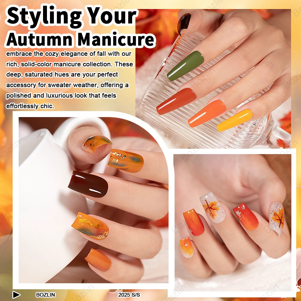 fall gel polish colors