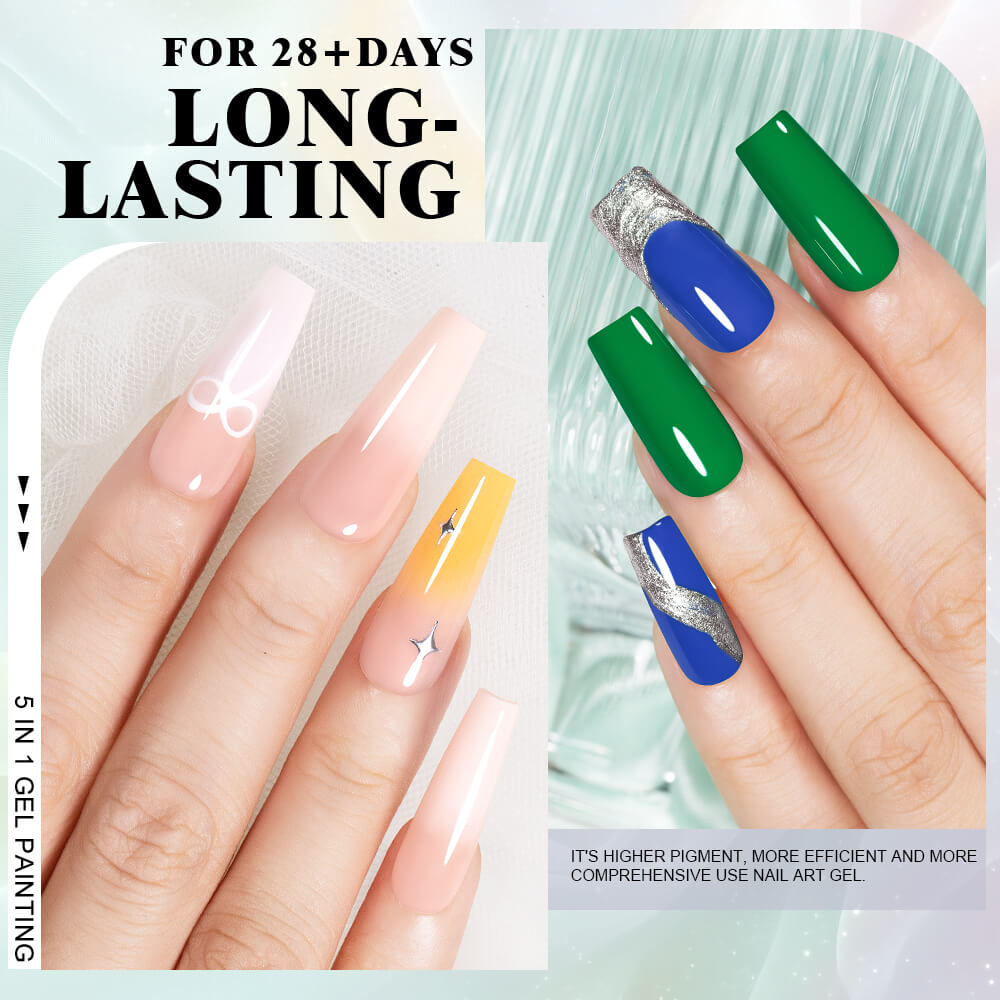 gel paint nail art