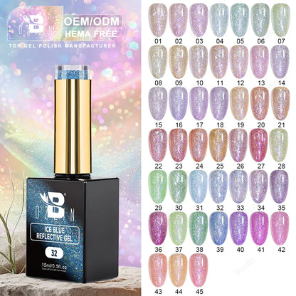 glitter gel hema free