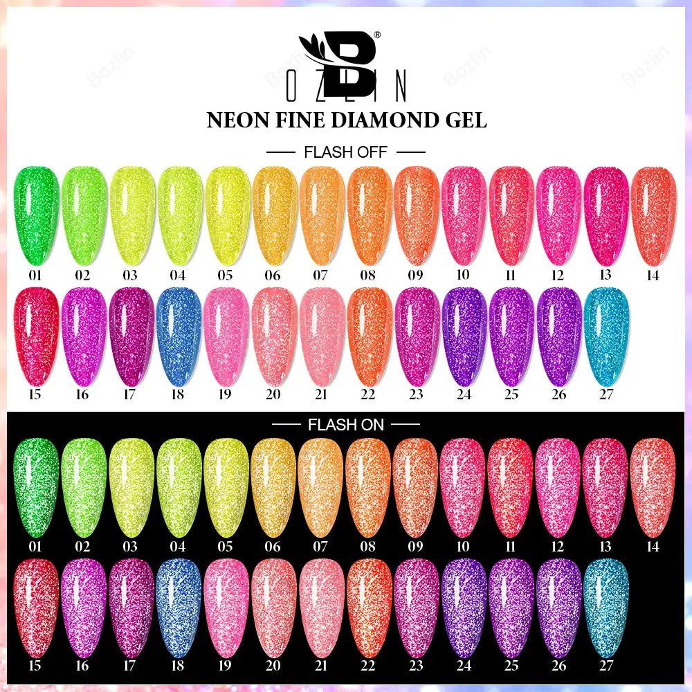 glitter gel polish