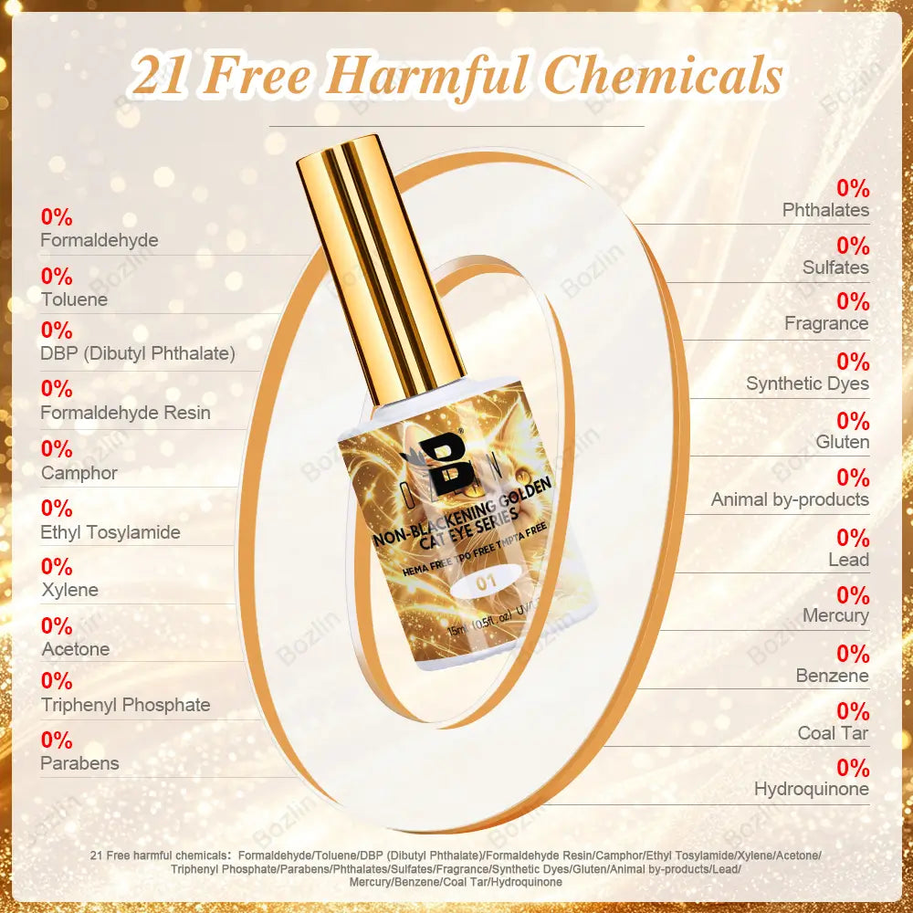 golden cat eye gel polish factory