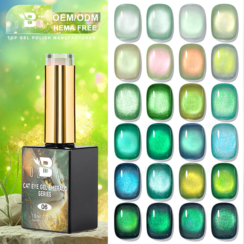 green cat eye gel