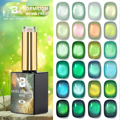 green cat eye gel