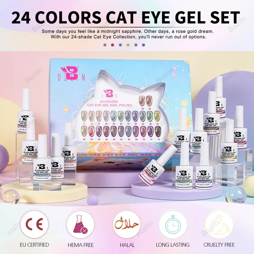 hema free cateye gel polish set