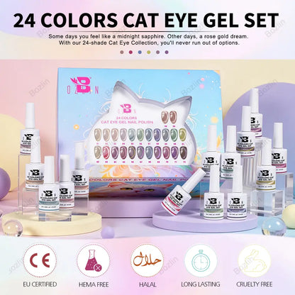 hema free cateye gel polish set