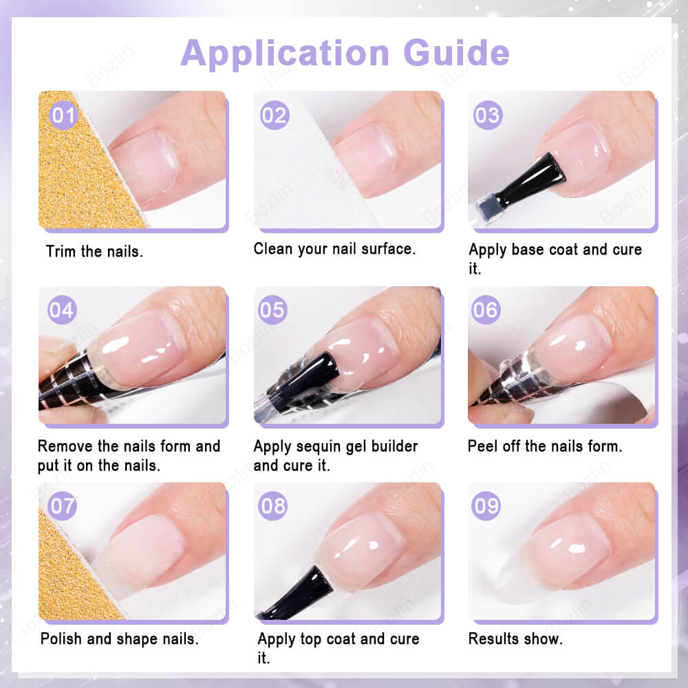 hema free nail extension gel