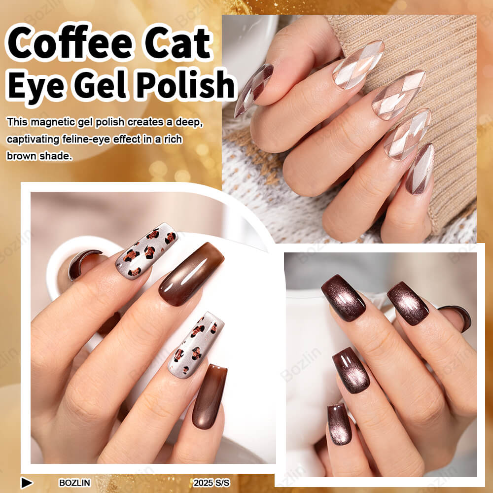 magnetic gel polish cat eye