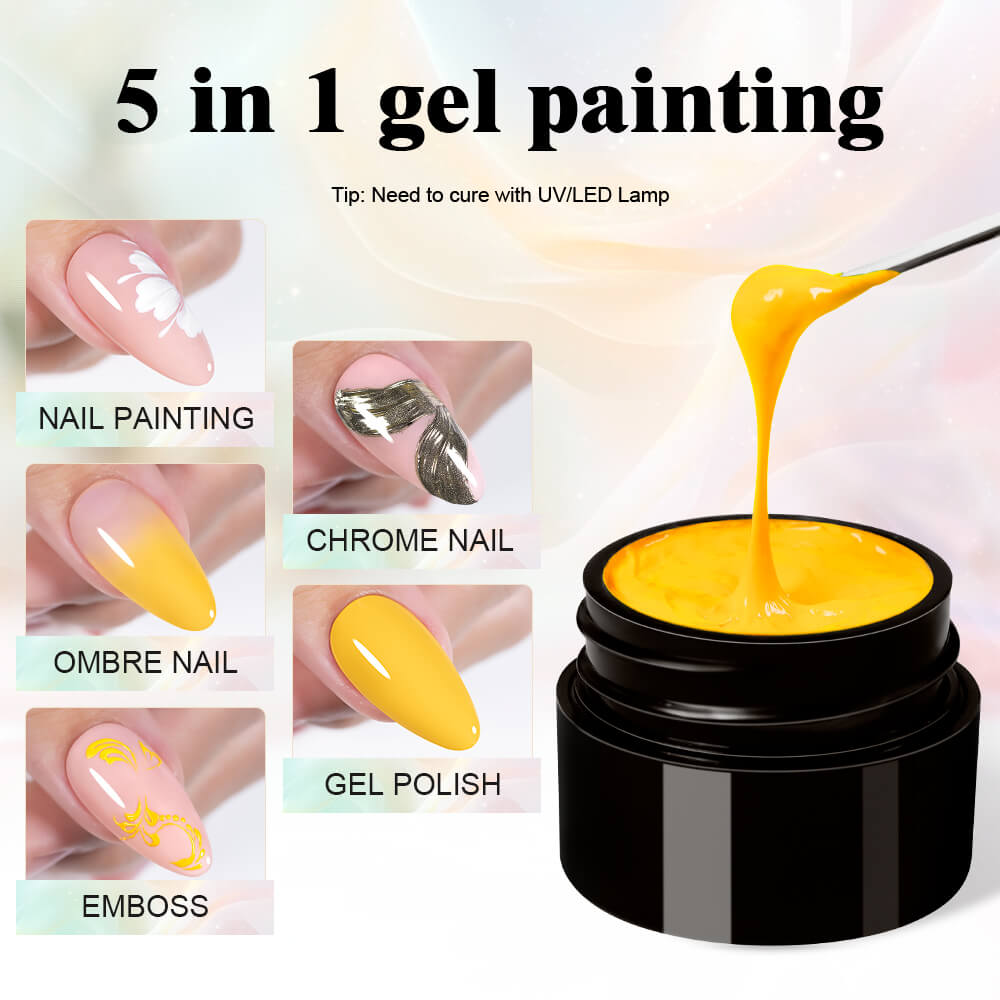 metallic painting gel