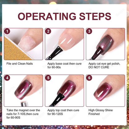 nail gel polish magnetic