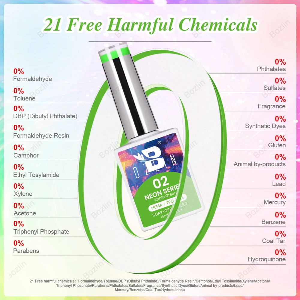 neon gel polish factory