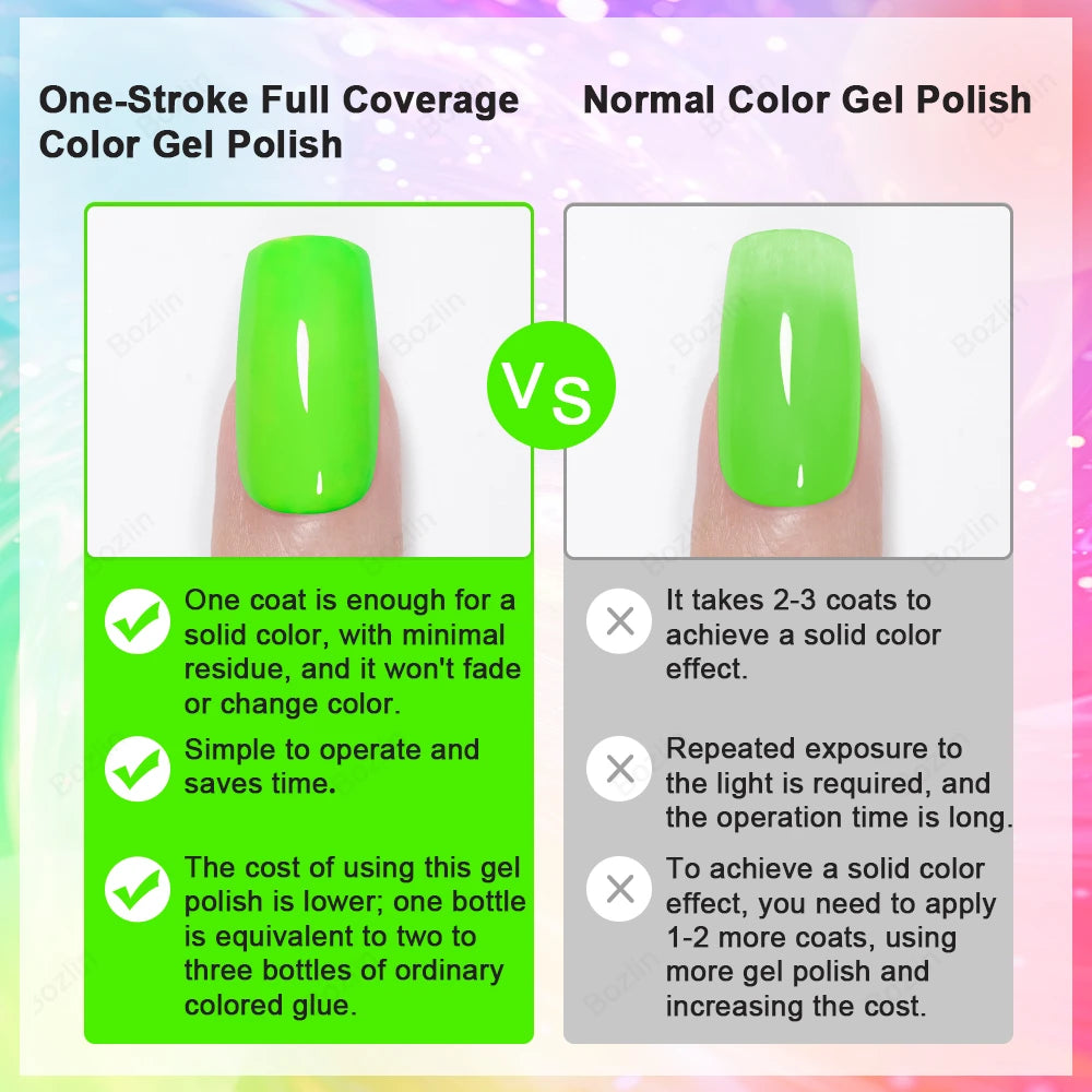 neon nail gel polish oem