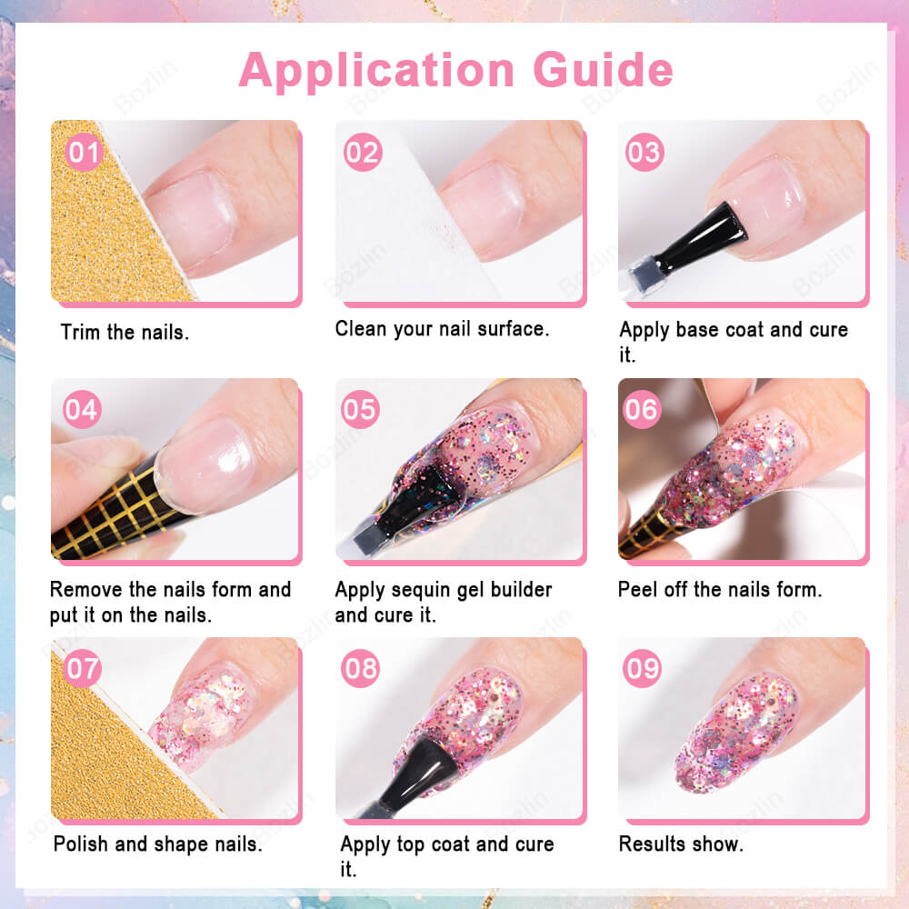 sequin builder gel supplier