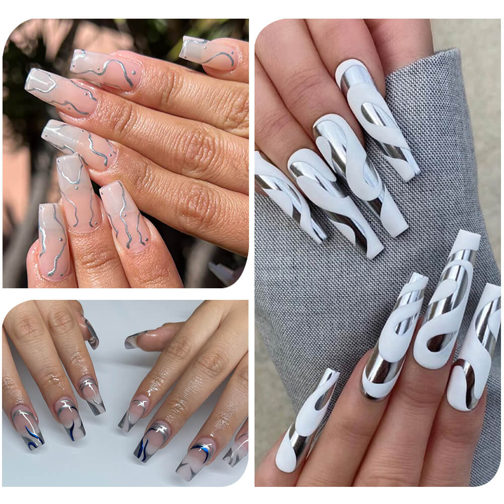 silver liner gel polish
