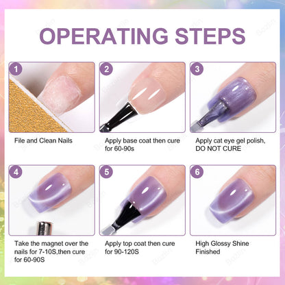 tpo free glass cat eye gel