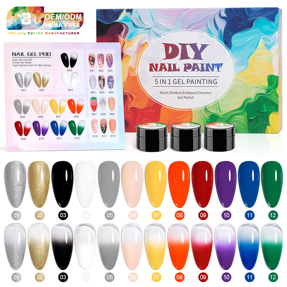 uv painting gel set