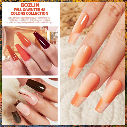 BOZLIN Uv Gel Polish Fall Winter Collection Color Nail Gel Polish Manufacturer