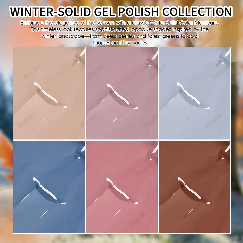 winter gel nail polish